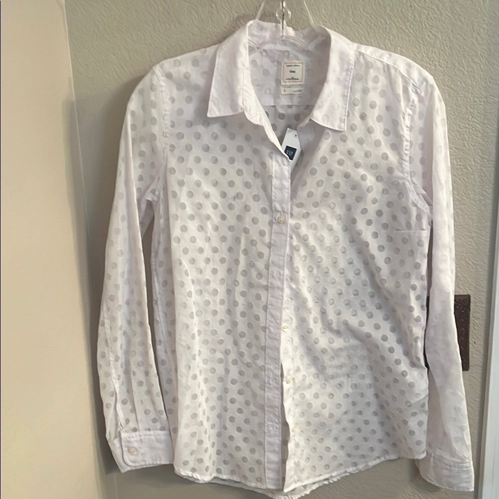 Sheer Polka Dot Women’s Shirt